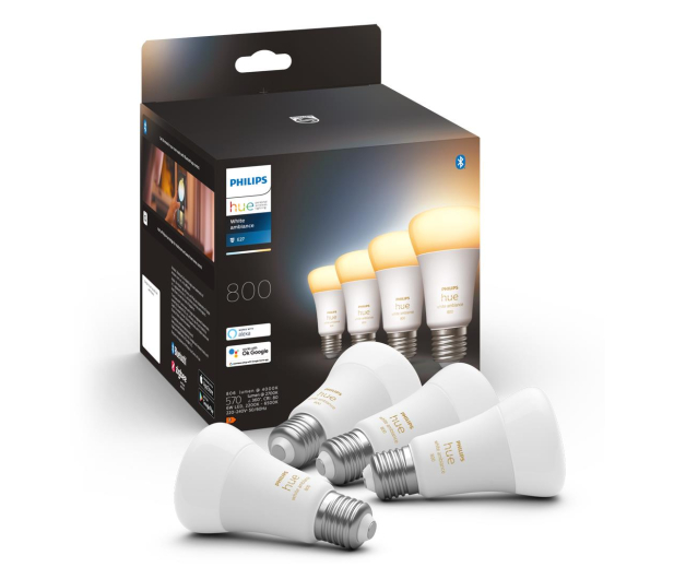 Philips Hue White ambiance Inteligentna Żarówka 4xE27 800lm 8719514328280 - 709620 - zdjęcie